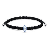 Evil Eye with Enamel Matt Rope Bracelet BR-306